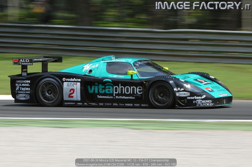 2007-06-24 Monza 520 Maserati MC 12 - FIA GT Championship